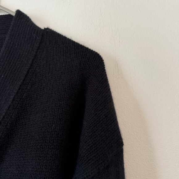 Allude Wool Cashmere Blend Cardigan Black - Picture 3 of 10